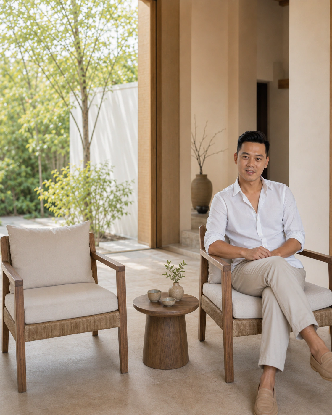Kenji Phạm trong không gian làm việc